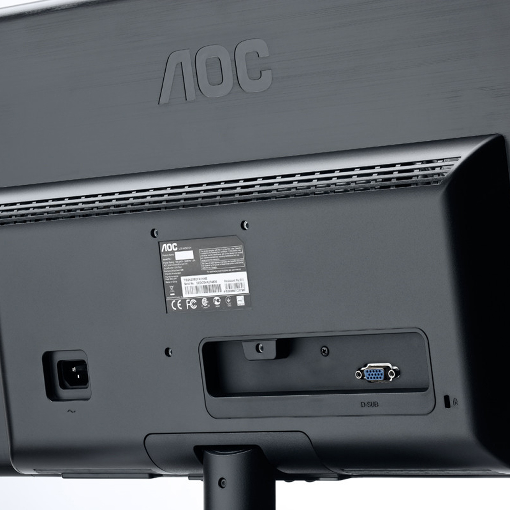 Monitor AOC LED E2050Sw 20" Wide Base Fixa VGA 1600x900 image number 3