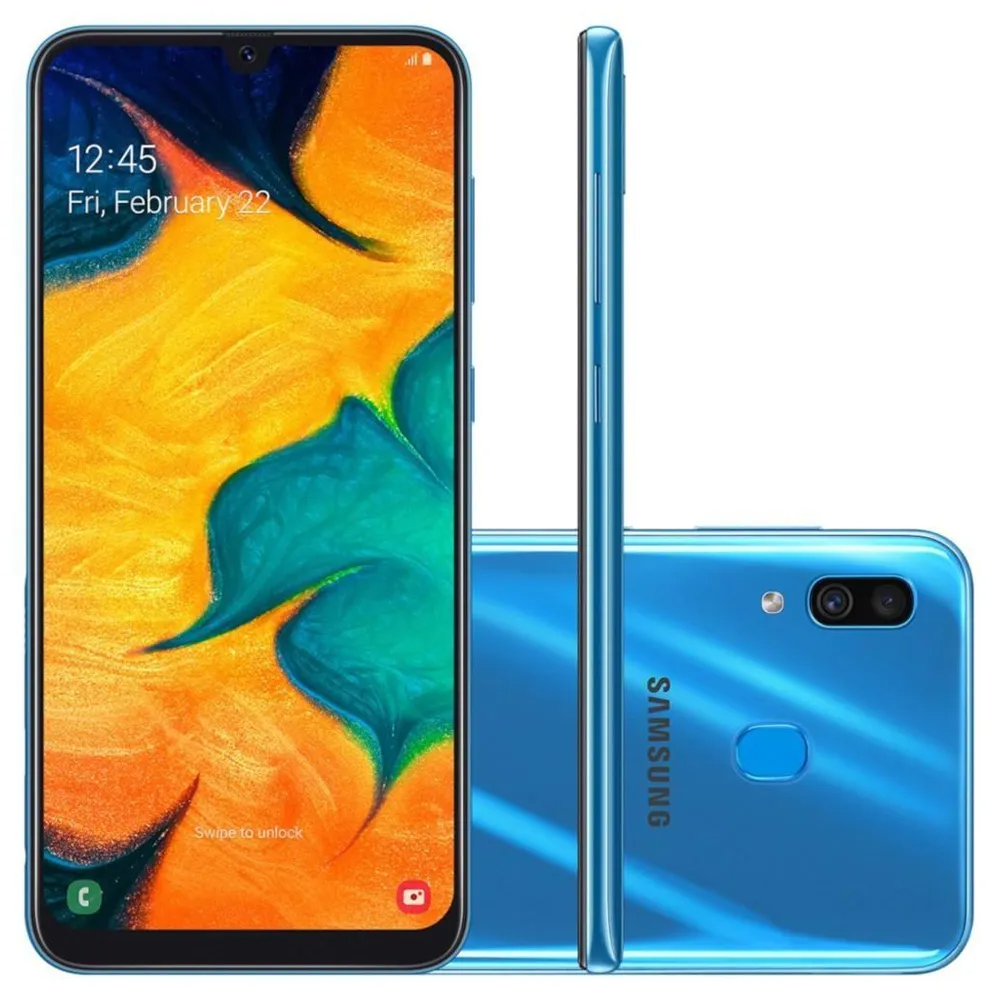 Samsung Galaxy A30 64GB 4GB Azul image number 2