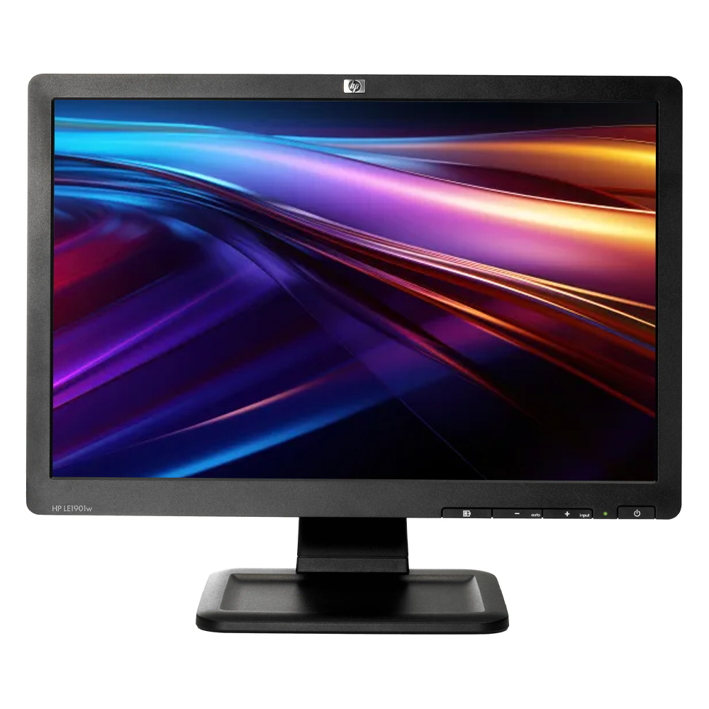 Monitor HP 19" LE1901W Widescreen Base Fixa VGA 1366x768